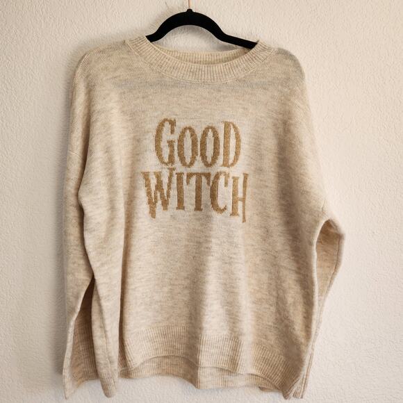 Vince Camuto Sweaters - Vince Camuto Women's Size Medium‎ Good Witch Oversized Crew Neck Sweater NWT